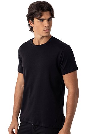 CAMISETA SUEDINE PIMA MYR PRETO