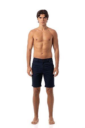 BERMUDA SARJA MYR AZUL MARINHO