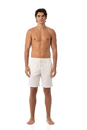 BERMUDA RELAX MYR OFF WHITE LINHO