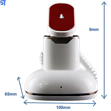 Suporte Expositor Tipo V3 Anti Furto Com Alarme Para Celular TS117
