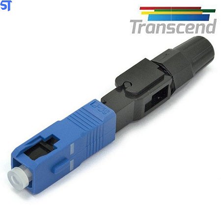 Conector Fibra Optica Fast Sc/Upc Transcend Azul