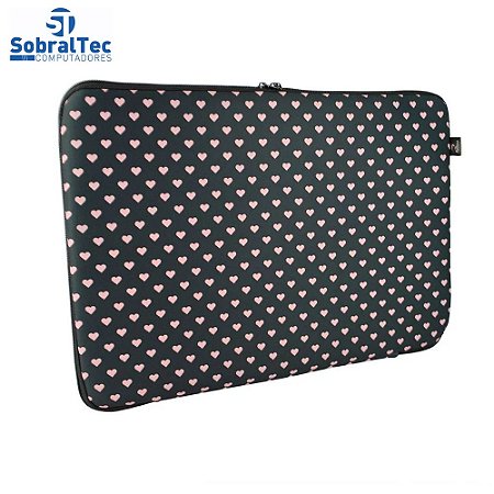 Case para Notebook Basic 14" Poa love Chocolate Reliza - 277