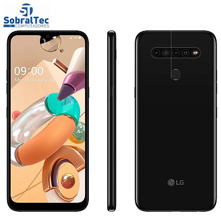 Smartphone LG K41S 32GB Preto 4G Octa-Core - 3GB RAM Tela 6,55” Câm. Quádrupla + Selfie 8MP