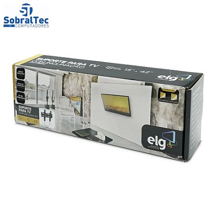 Suporte Fixo Inclinável Tv 15 a 42 EM03V2 - ELG