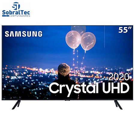 Smart TV Crystal UHD 4K LED 55” Samsung - 55TU8000 Wi-Fi Bluetooth HDR 3 HDMI 2 USB