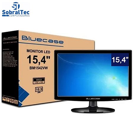 Monitor Bluecase LED 15.4 Polegadas Widescreen - BM154X6VW - VGA