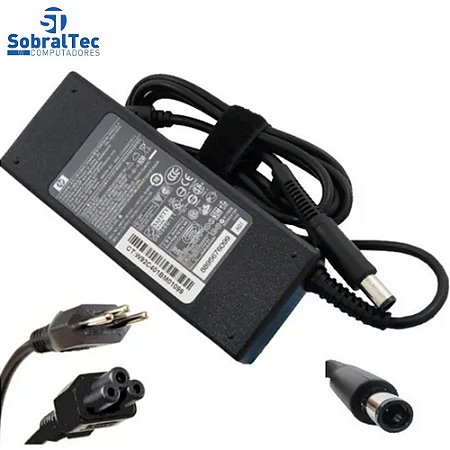 Fonte Notebook Hp -19V 4.74A 90W - 7.4Mmx5.0Mm - Agulha