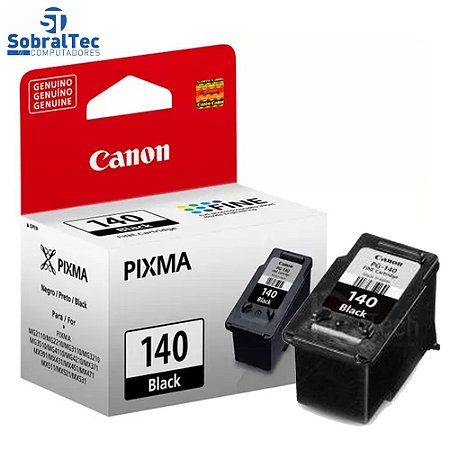Cartucho de tinta Canon PG 140 Preto  8ml  5201B001AB