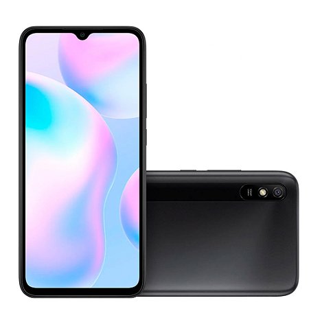 Smartphone Xiaomi Redmi 9A 32GB Armazenamento, 2GB RAM, Dual SIM, 6.53" Câmeras 13MP e 5MP - Granite Gray