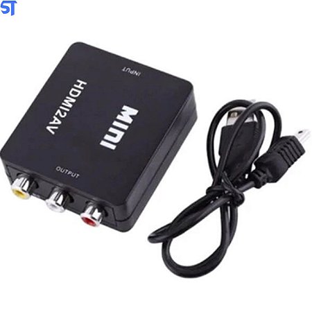 Mini Conversor Hdmi Para Av 1080p Kebidu - KBT001657-B
