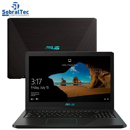 Notebook Gamer Asus NVIDIA GeForce  4GB GTX 1050 AMD Ryzen 5 8GB 1TB Tela Full HD 15.6” Windows 10 M570DD-DM122T