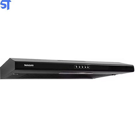 Depurador De Ar Suggar Slim 80cm 105W 3 Velocidades Preto DI801PT - 127V