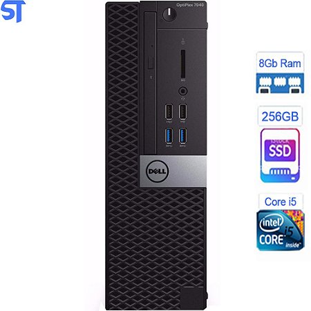 Mini Computador Dell Optiplex 7050 Micro Core I5 8gb Com SSD de 512GB