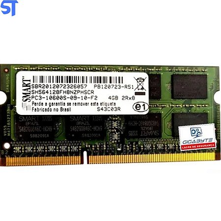 Memoria Ram Smart Ddr3 4GB S43c03r Pc3-10600s-09-10-f2