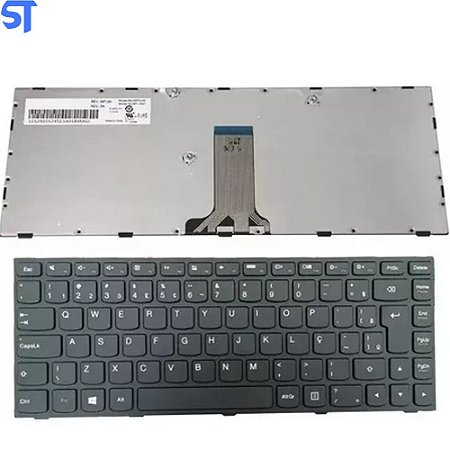 Teclado Notebook Lenovo Ideapad G4O - B40 SERIES Padrao Br Pn SN20F50861 Preto