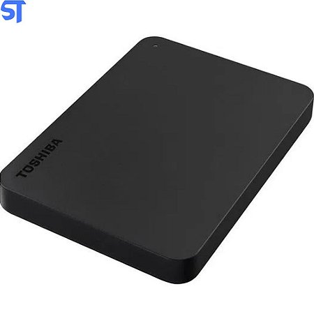 HD Externo Portátil Toshiba Canvio Basics 2TB Preto USB 3.0 - HDTB420XK3AA