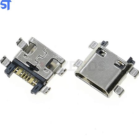 Conector Jack Power Tablet Micro Usb V8 4 Garrinhas