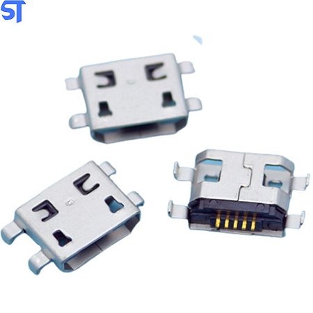 Conector Fêmea para o Telefone Móvel Micro Usb Jack Conector 5 Pinos
