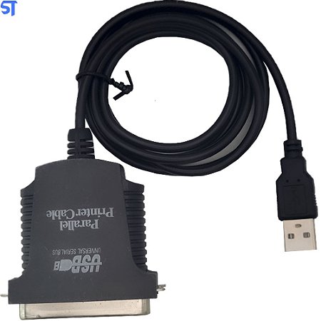 Cabo Usb Para Porta Paralela Db25 Pinos Para Impressora Pc