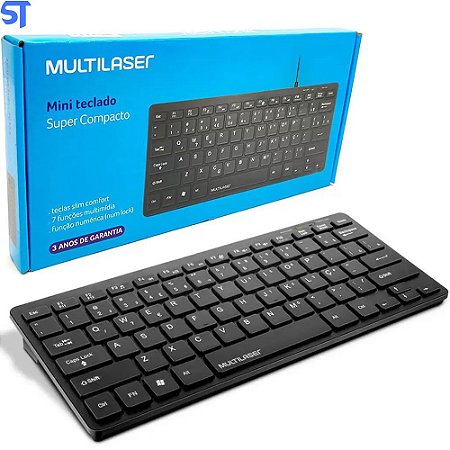 Mini Teclado Multilaser Slim Comfort Usb - TC154