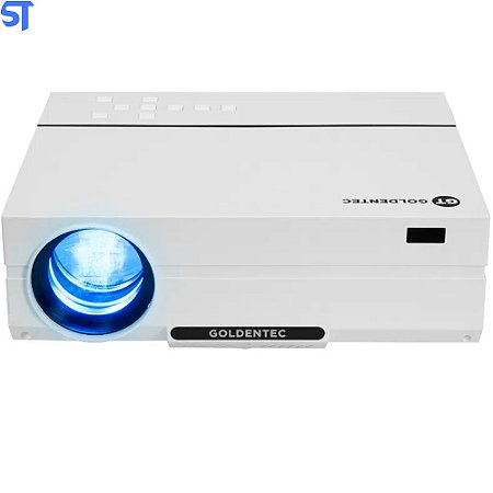 Projetor Goldentec GT3500 Full HD 3500 Lumens com 2 HDMI, 2 USB, AV e VGA