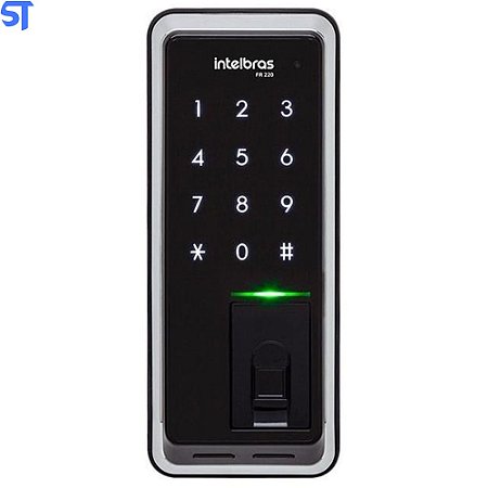 Fechadura Digital Com Biometria FR220 Preta - Intelbras