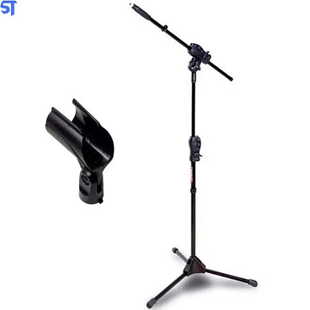 Suporte Pedestal P/ Microfone Ibox Smmax Trava Rápida + Nfe