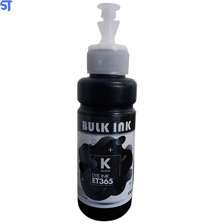 Refil Tinta Corante Epson-Hp Et 365-664 Bulk Ink Preto 100ml