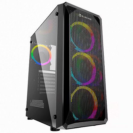 Gabinete Gamer Bg-032 Preto Bluecase Sem Fonte / Usb 3.0
