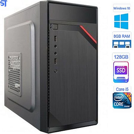 Computador Core i5-9400- HD SSD 128GB- Memória 8GB- GAB-Bg-2316- Windows 10