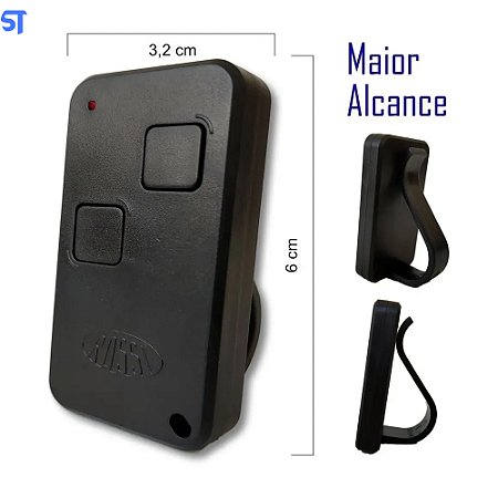 Controle de Portão Rossi Inter Digital CT NTX RC 433MHZ (HCS) Preto