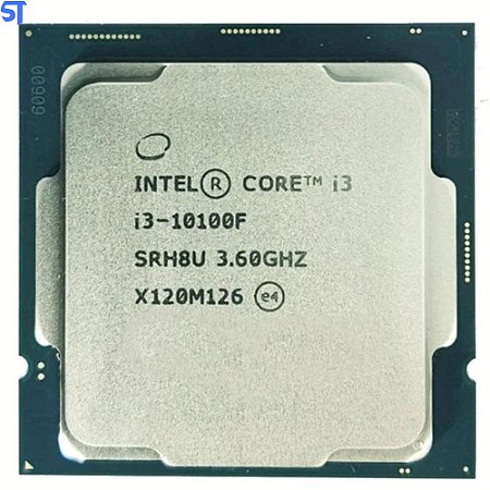 Processador Intel Core i3-10100F 6MB Cache 3.60 GHz LGA 1200 Sem Box