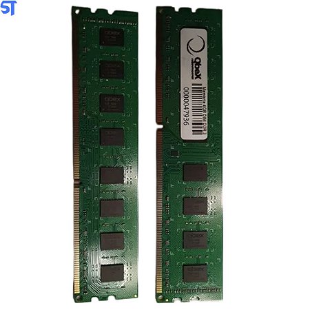 Memória Desktop 4 Gb Ddr3 Qbex 1333Mhz