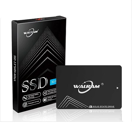 HD SSD Walram 128GB 560Mb/s De Leitura 490Mb/s De Escrita 3D Nand