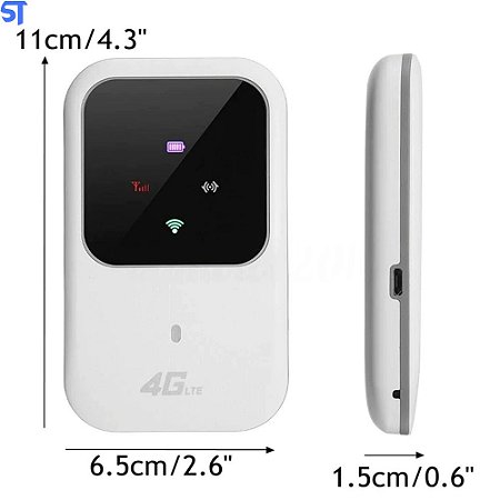 Roteador 4g Lte 2.4g Sem Fio 150mbps Hotspot de Banda Larga