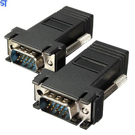 Conector Extensor Vga Macho X Rj45 Cat5/ 6