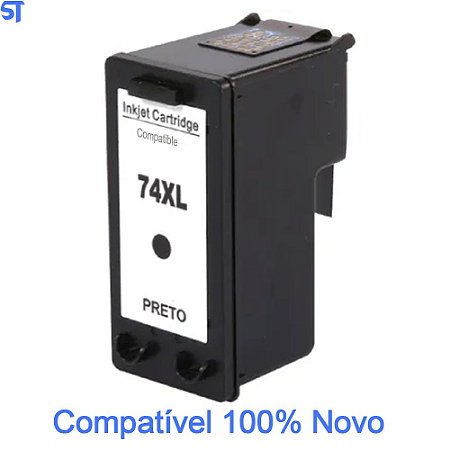 Cartucho hp 74XL Preto Compatível