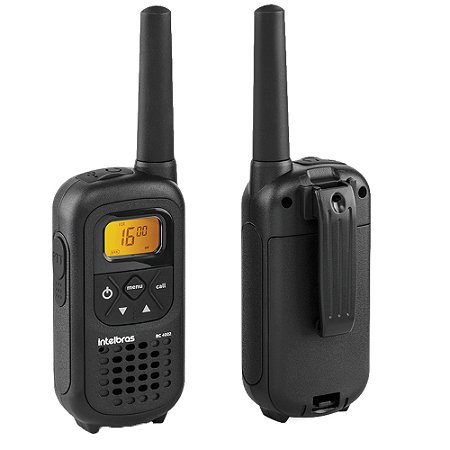 Rádio Comunicador Walk Talk Com 26 Canais Intelbras RC 4002 - Preto