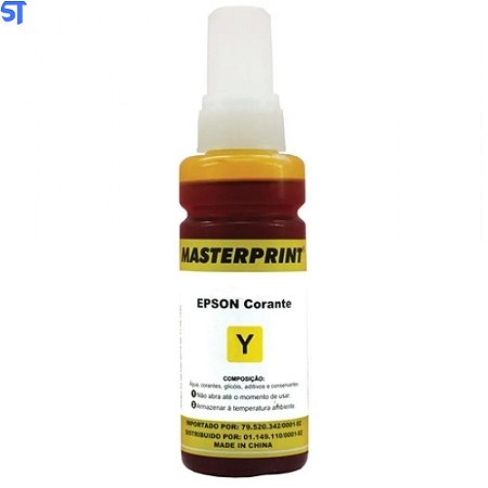 Refil de Tinta Epson Corante MP 664/673 Amarelo 100ML Masterprint Para Ecotank Epson