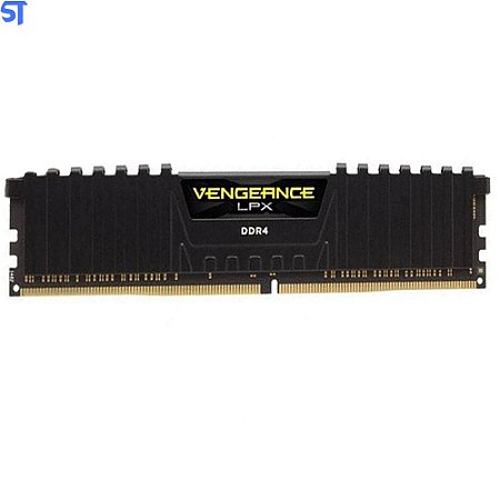 Memória Ram Gamer Desktop 4GB 2400Mhz Vengeance Lpx Black Cmk4gx4m1a2400c14 - Corsair