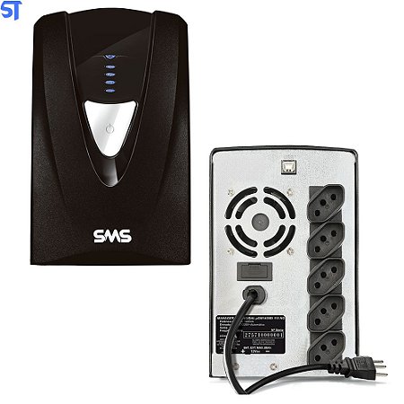 Nobreak SMS Manager III Senoidal NG 1800 VA Bivolt Automático Com 5 Tomadas