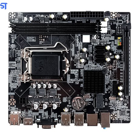 Placa Mãe Soquete 1155 H61 DDR3 Com Pci Express e HDMI GT-H61 Goldentec