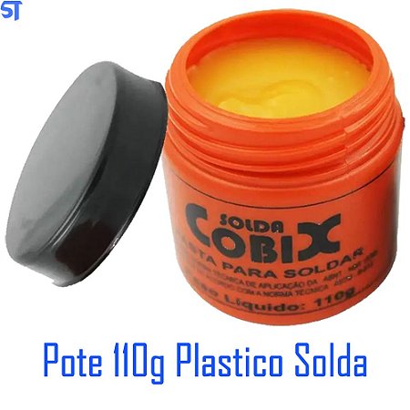 Pasta para Soldar Pote 110g Cobix Decapagem Fluxo Mistura Pastosa