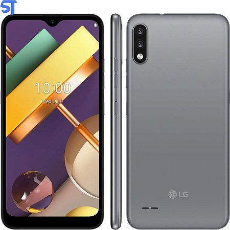 Smartphone LG K22 32GB Titan 4G Quad-Core 2GB RAM - Tela 6,2” Câm. Dupla + Selfie 5MP Dual Chip