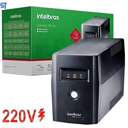 Nobreak Intelbras XNB 720va 220V - Saída 720va de Potencia e 220 Voltes