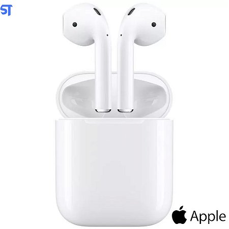 AirPods Apple MV7N2BE Com Estojo de Recarga (2a geração)
