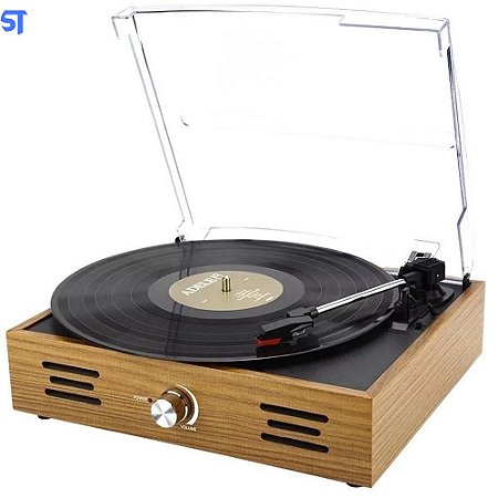 Retro Pulse Vitrola Perkins Turntable - SP365 Bluetooth