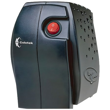 Estabilizador Bivolt ES-300VA Entrada 115/220V Bivolt Manual- Saída 115V Mono Bem Ligado Coletek Energia