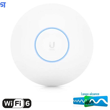 Acess Point Ubiquiti Networks U6-Lr Unifi Ap Ac 4X4 Wifi 6 2.4/5Ghz 3Gbps Longo Alcance