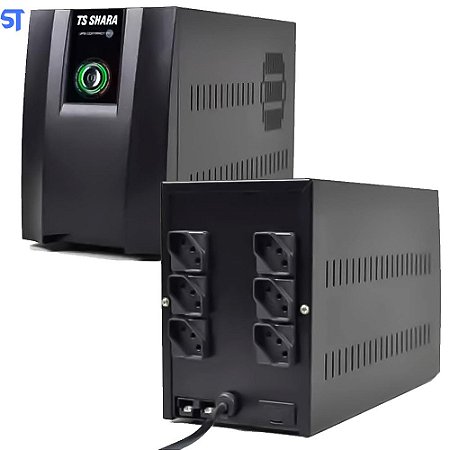 Nobreak TS Shara UPS Compact Pro Universal 1400VA - 6x Tomadas 10A - Bivolt - 4431